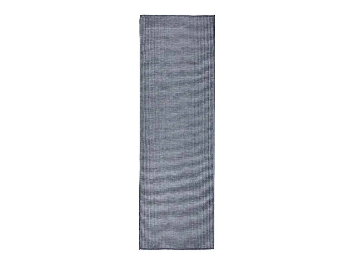 Garden Furniture Alfombra De Exterior-Christiaan Alfombra de exterior de tejido plano 80x250 cm Azul
