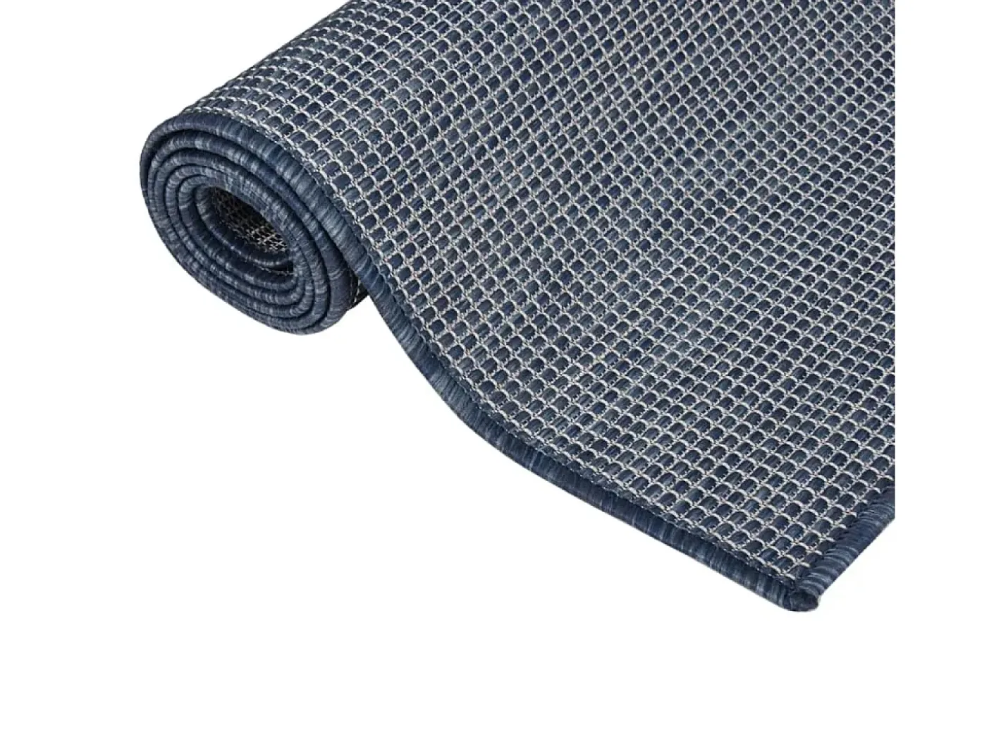 Garden Furniture Christiaan Alfombra de exterior de tejido plano 200x280 cm Azul Sale