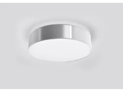 Outlet Sollux Lighting Cilindrica Incasso Grigio Chiaro 25cm E27 Cilíndrico Empotrado Claro 25cm E27 Gris