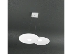 Outlet Cloud Sospensione 2 Luci Bianco Blanco
