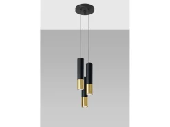 Sollux Lighting Cluster Drop Nero, Oro GU10 Cluster Drop , Dorado GU10 Negro Best