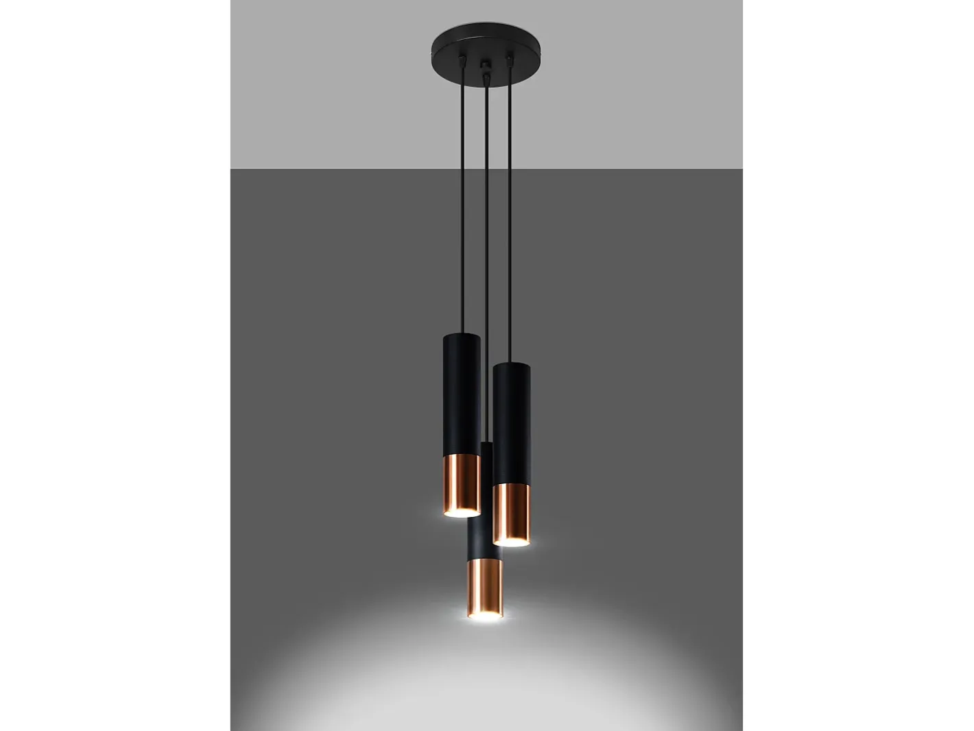 Hot Sollux Lighting Cluster Drop Nero, Rame GU10 Cluster Drop , Cobre GU10 Negro