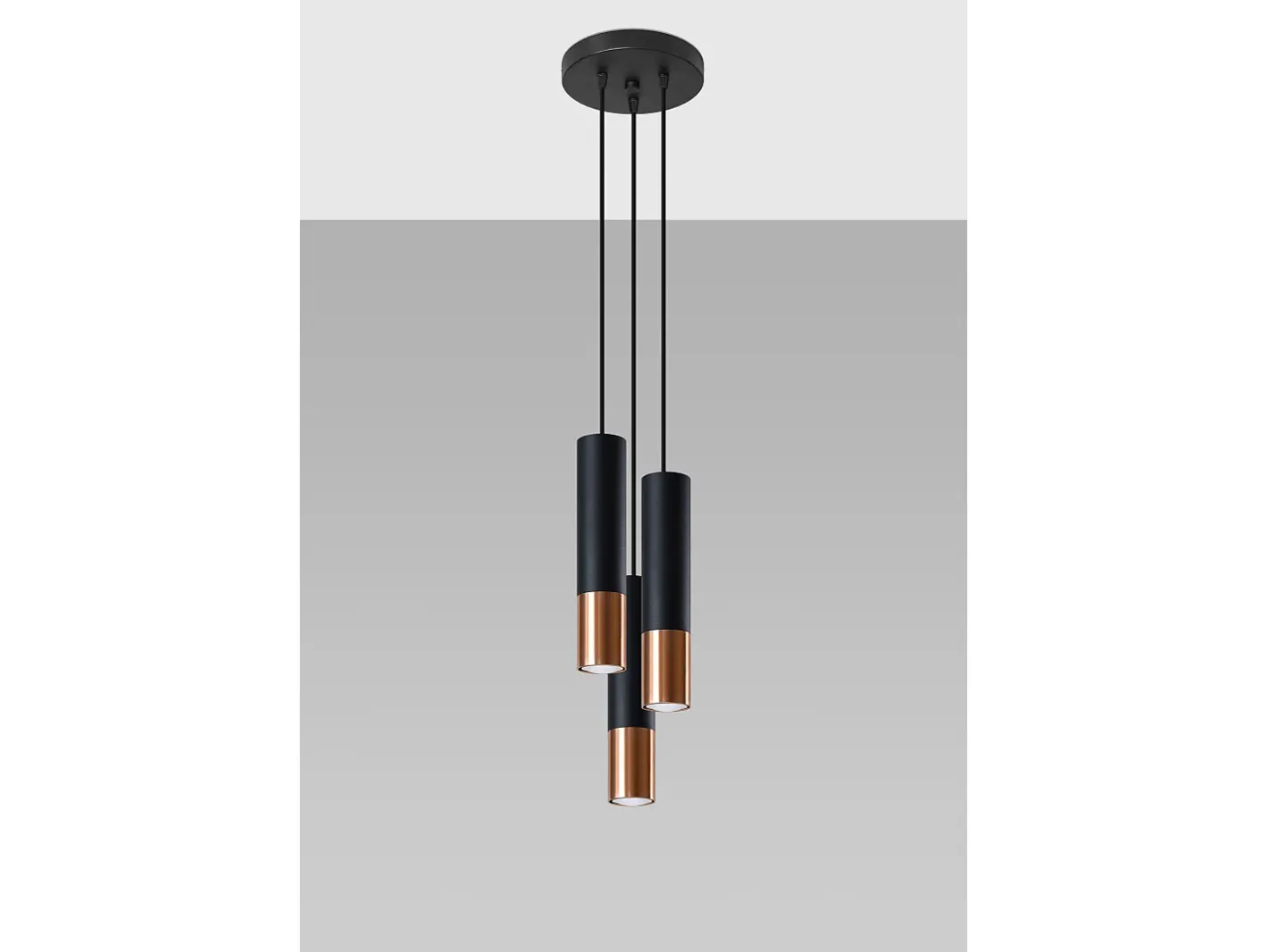 Hot Sollux Lighting Cluster Drop Nero, Rame GU10 Cluster Drop , Cobre GU10 Negro