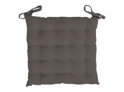 Soleil d'ocre Ropa De Casa-Cojin de silla acolchado 40x40 cm ALIX mocha Marru00f3n