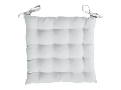 Sale Soleil d'ocre Cojin de silla acolchado 40x40 cm ALIX Blanco