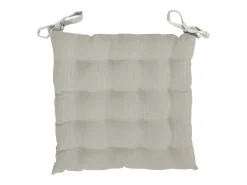 Best Soleil d'ocre Cojin de silla acolchado VELVET natural Beige