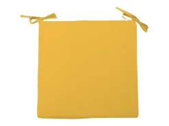 Sale Soleil d'ocre Cojin de silla 40x40x3 cm ALIX radiante, por Amarillo