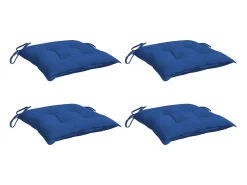 Clicnbuy Ropa De Casa-Cojines de palets de jardín 4 unidades tela Oxford 50x50x7 cm Azul