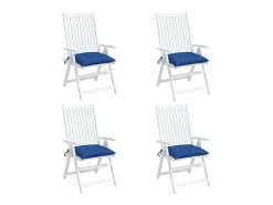 Clicnbuy Ropa De Casa-Cojines de palets de jardín 4 unidades tela Oxford 50x50x7 cm Azul