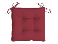 Clicnbuy Ropa De Casa-Cojines de palets de jardín 6 unidades Oxford tinto 50x50x7 cm Rojo