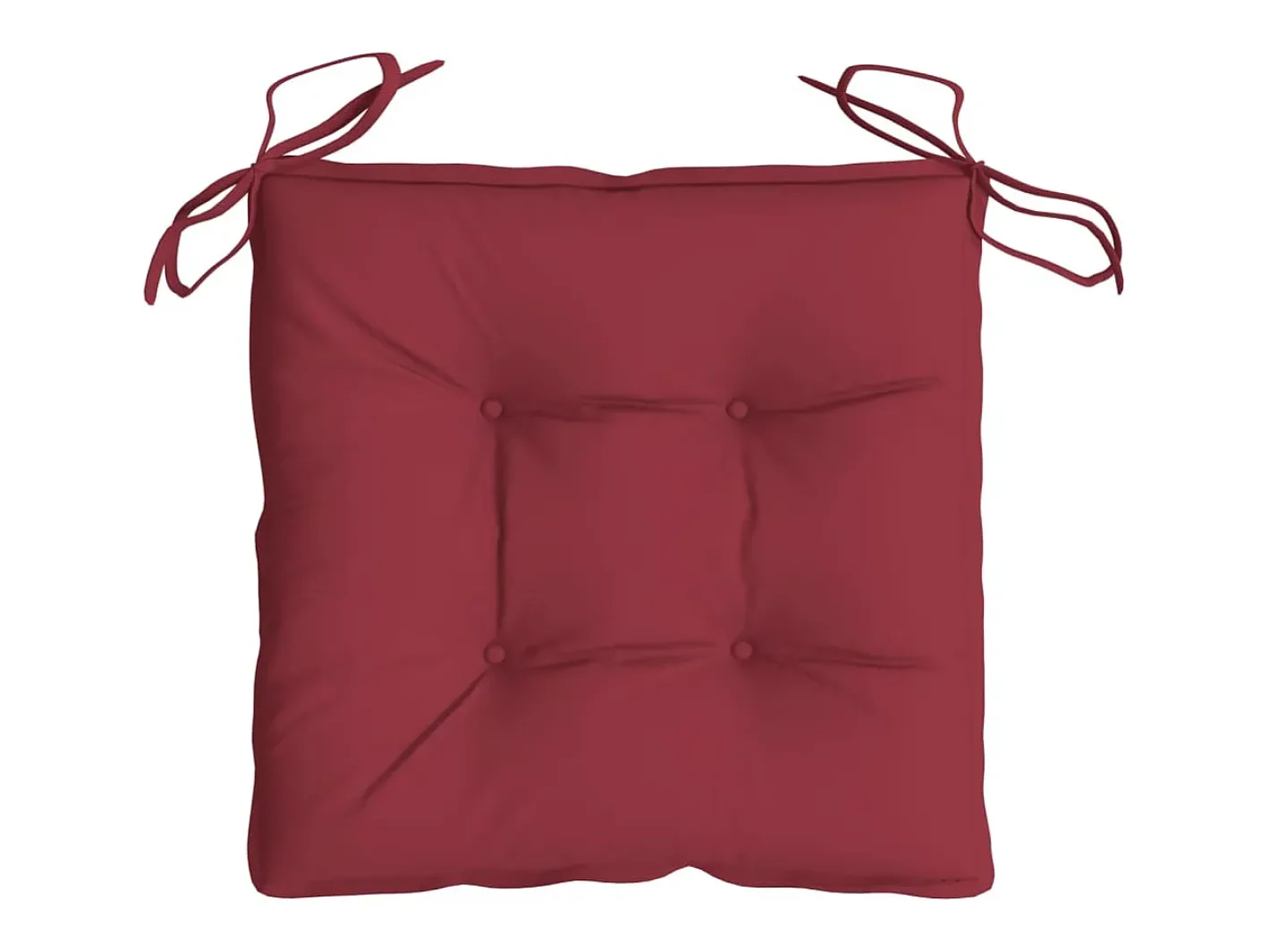 Clicnbuy Ropa De Casa-Cojines de palets de jardín 6 unidades Oxford tinto 50x50x7 cm Rojo