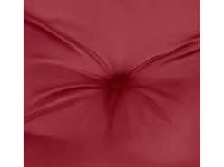 Clicnbuy Ropa De Casa-Cojines de palets de jardín 6 unidades Oxford tinto 50x50x7 cm Rojo