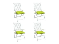 Clicnbuy Ropa De Casa-Cojines de palets de jardín 4 unidades tela Oxford 50x50x7 cm Verde