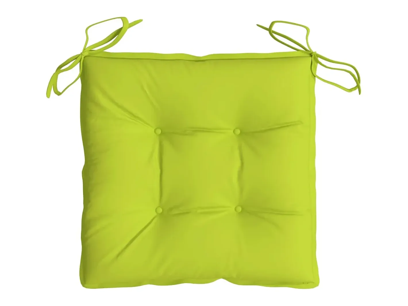 Clicnbuy Ropa De Casa-Cojines de palets de jardín 4 unidades tela Oxford 50x50x7 cm Verde