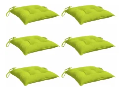Clicnbuy Cojines de palets de jardín 6 unidades tela Oxford 50x50x7 cm Verde Online