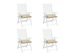Clicnbuy Cojines de palets de jardín 4 unidades tela Oxford 50x50x7 cm Beige Clearance