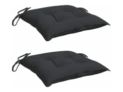 Cojines de palets de jardín 2 uds tela Oxford 50x50x7 cm ES108390 Negro Sale