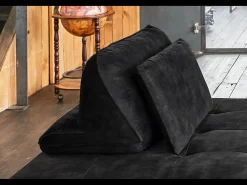 Sale Kawola Cojines de respaldo - antracita terciopelo - WIOLO Gris antracita