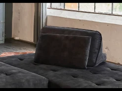 Sale Kawola Cojines de respaldo - antracita terciopelo - WIOLO Gris antracita