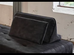 Sale Kawola Cojines de respaldo - antracita terciopelo - WIOLO Gris antracita