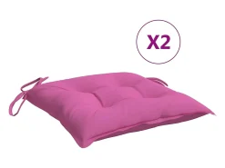 Outlet Clicnbuy Cojines de silla 6 unidades tela Oxford 50x50x7 cm Rosa