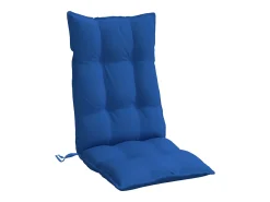 Clicnbuy Cojines de silla con respaldo alto 6 unidades tela Oxford klein Azul