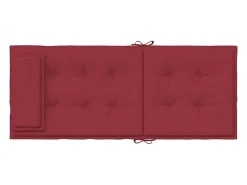 Clicnbuy Ropa De Casa-Cojines de silla con respaldo alto 6 unidades tela Oxford tinto Rojo