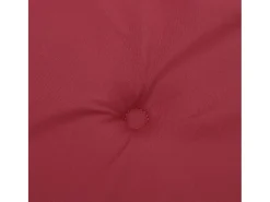 Clicnbuy Ropa De Casa-Cojines de silla con respaldo alto 6 unidades tela Oxford tinto Rojo
