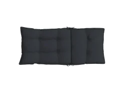 Clicnbuy Ropa De Casa-Cojines de silla con respaldo alto 4 unidades tela Oxford Negro