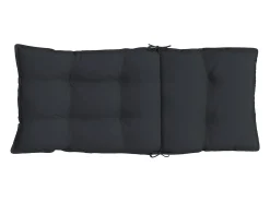 Clicnbuy Ropa De Casa-Cojines de silla con respaldo alto 4 unidades tela Oxford Negro