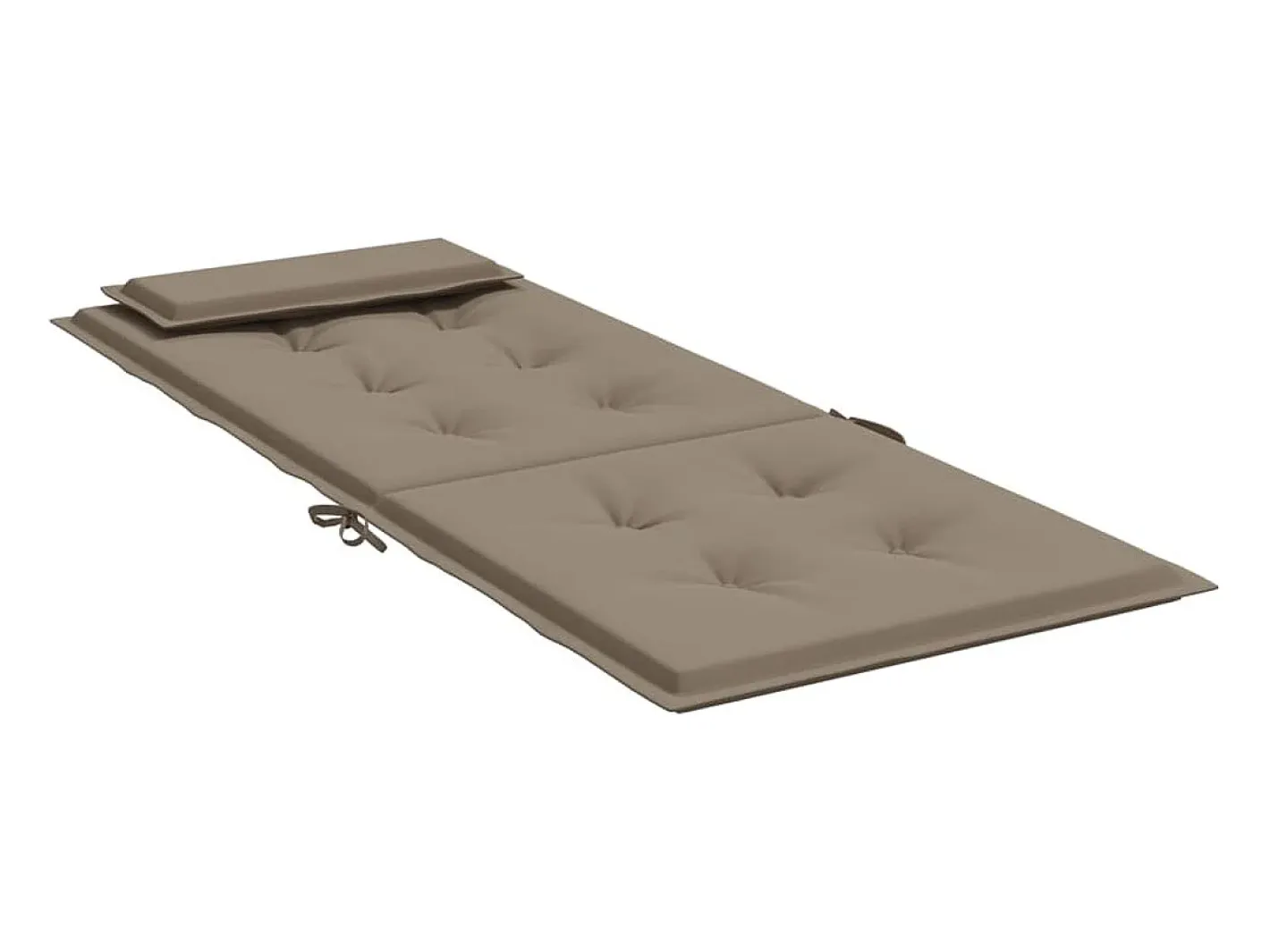 Online Clicnbuy Cojines de silla con respaldo alto 4 unidades tela Oxford gris taupe Topo
