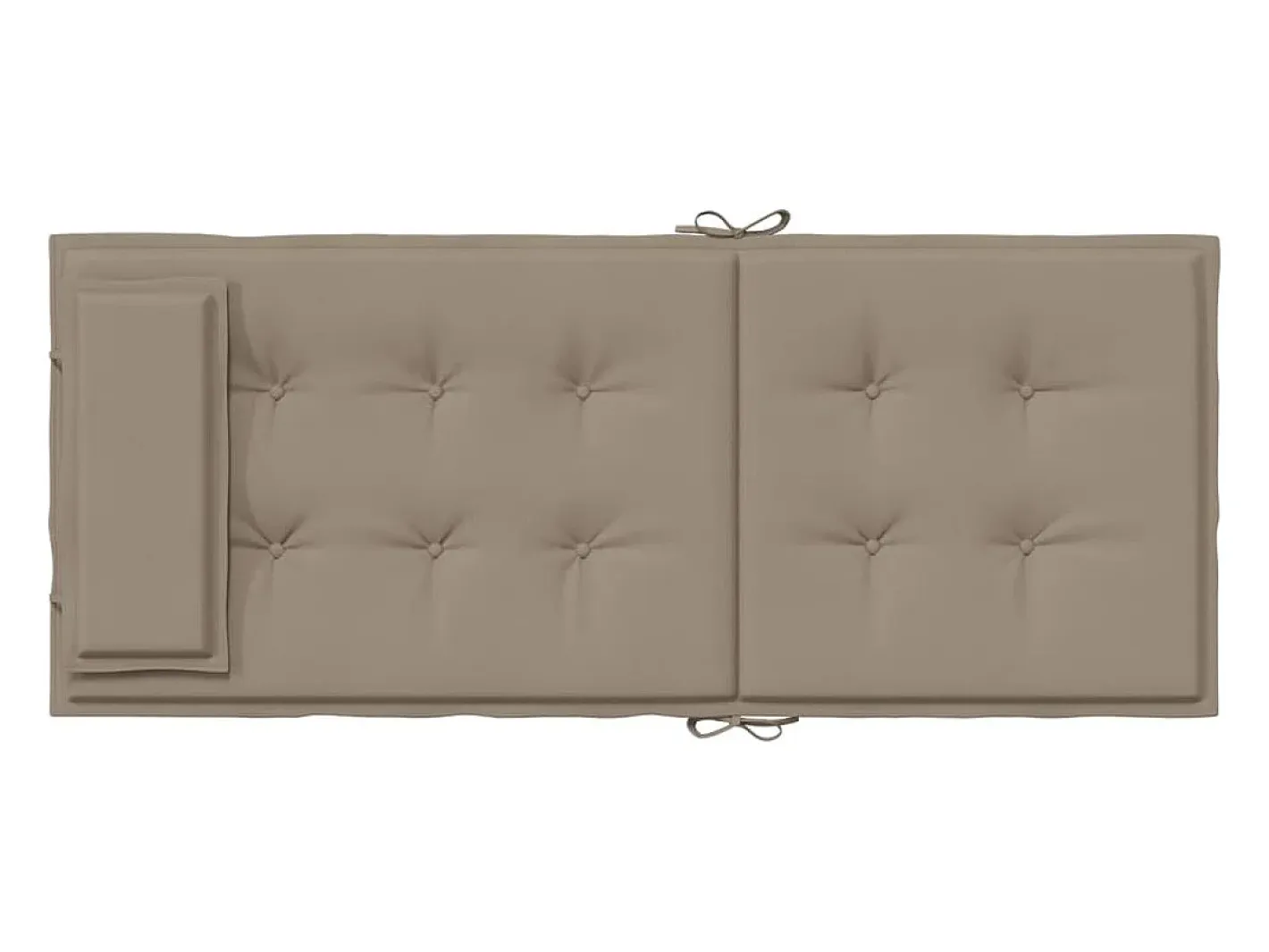 Online Clicnbuy Cojines de silla con respaldo alto 4 unidades tela Oxford gris taupe Topo