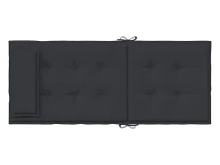 Best Clicnbuy Cojines de silla con respaldo alto 4 unidades tela Oxford Negro