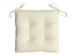 Clicnbuy Cojines de silla de jardín 4 unidades tela Oxford 50x50x7 cm Crema