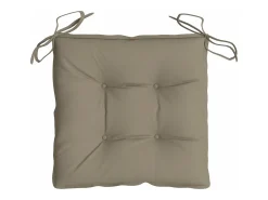 Clicnbuy Cojines de silla de jardín 6 unidades tela Oxford taupé 40x40x7 cm Topo Best