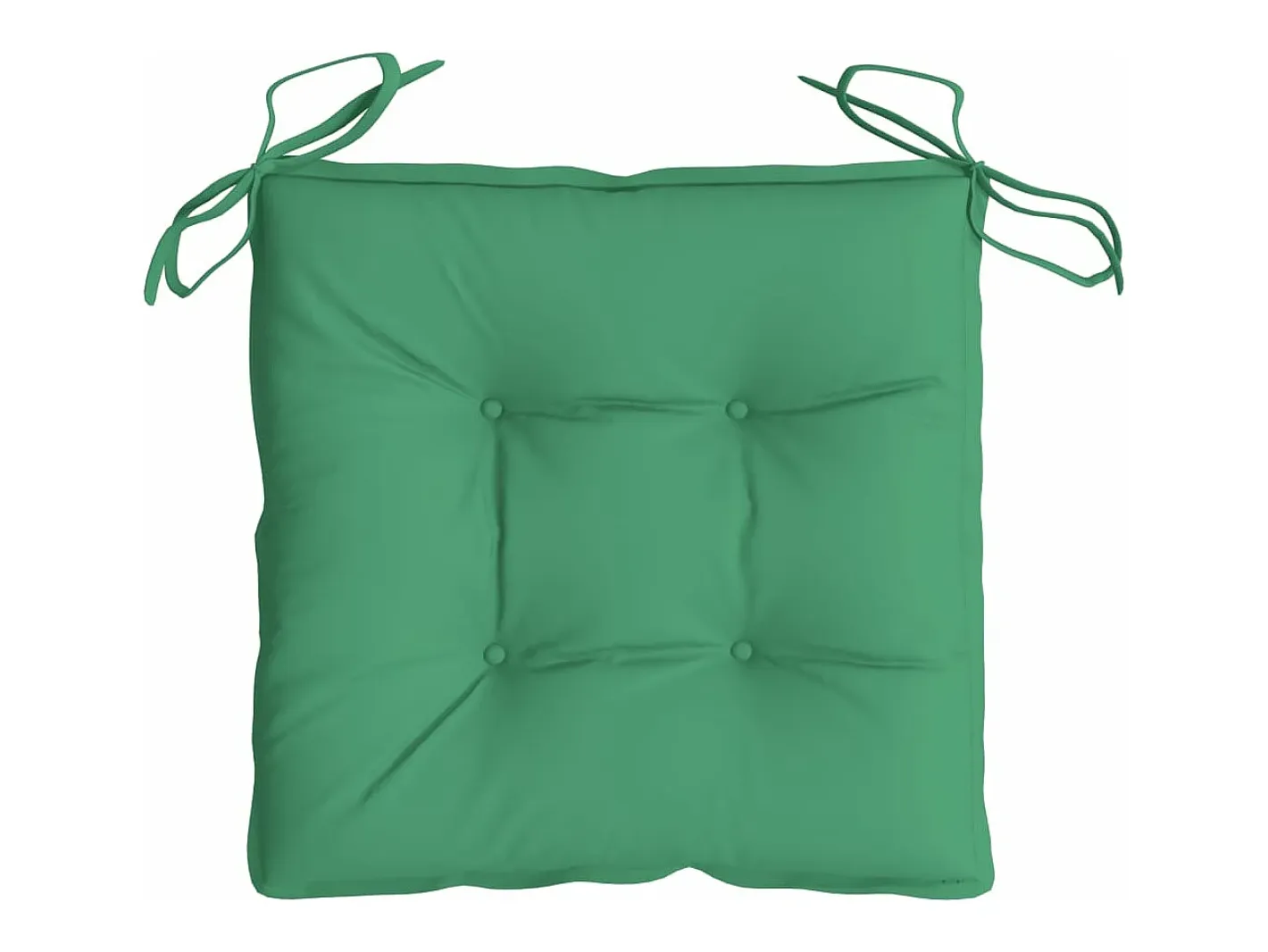 Best Clicnbuy Cojines de silla de jardín 2 unidades tela Oxford 40x40x7 cm Verde