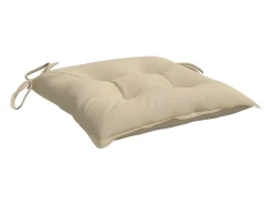 Best Clicnbuy Cojines de silla de jardín 6 unidades tela Oxford 40x40x7 cm Beige