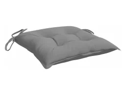 Best Clicnbuy Cojines de silla de jardín 2 unidades tela Oxford 50x50x7 cm Gris
