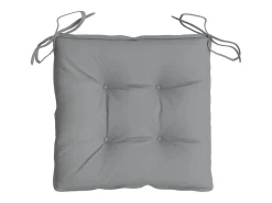 Clicnbuy Ropa De Casa-Cojines de silla de jardín 6 unidades tela Oxford 40x40x7 cm Gris