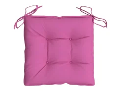 Clicnbuy Ropa De Casa-Cojines de silla de jardín 2 unidades tela Oxford 50x50x7 cm Rosa