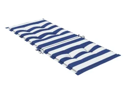 Sale Clicnbuy Cojines de silla de respaldo alto 6 unidades tela rayas azul&blanco Multicolor