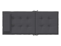New Clicnbuy Cojines de silla respaldo alto 6 unidades tela Oxford Gris antracita