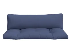 Clicnbuy Ropa De Casa-Cojines para muebles de palets 2 unidades tela Oxford marino Azul