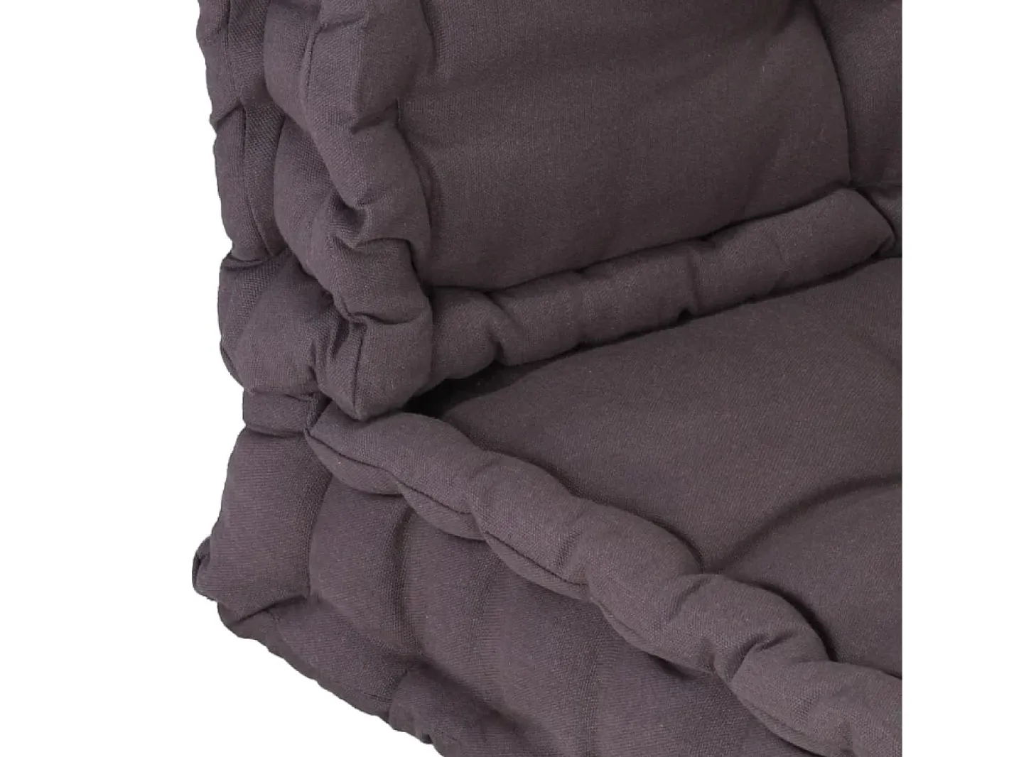 Discount Clicnbuy Cojines para muebles de palets 2 unidades algodón antracita Gris antracita