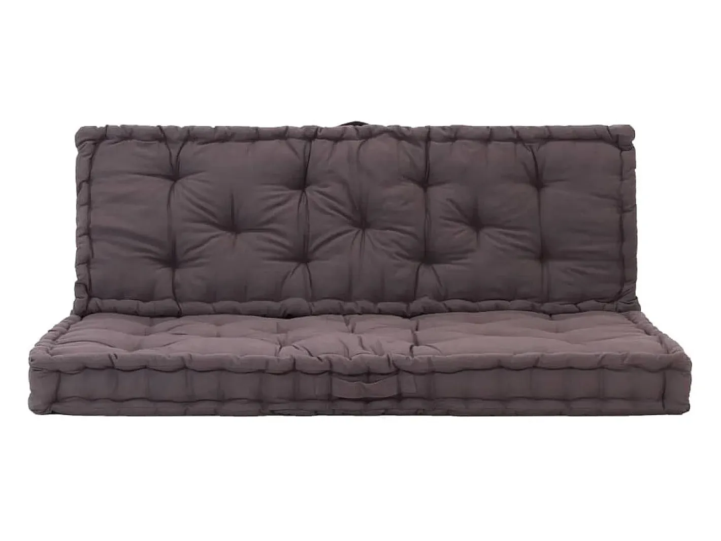 Discount Clicnbuy Cojines para muebles de palets 2 unidades algodón antracita Gris antracita