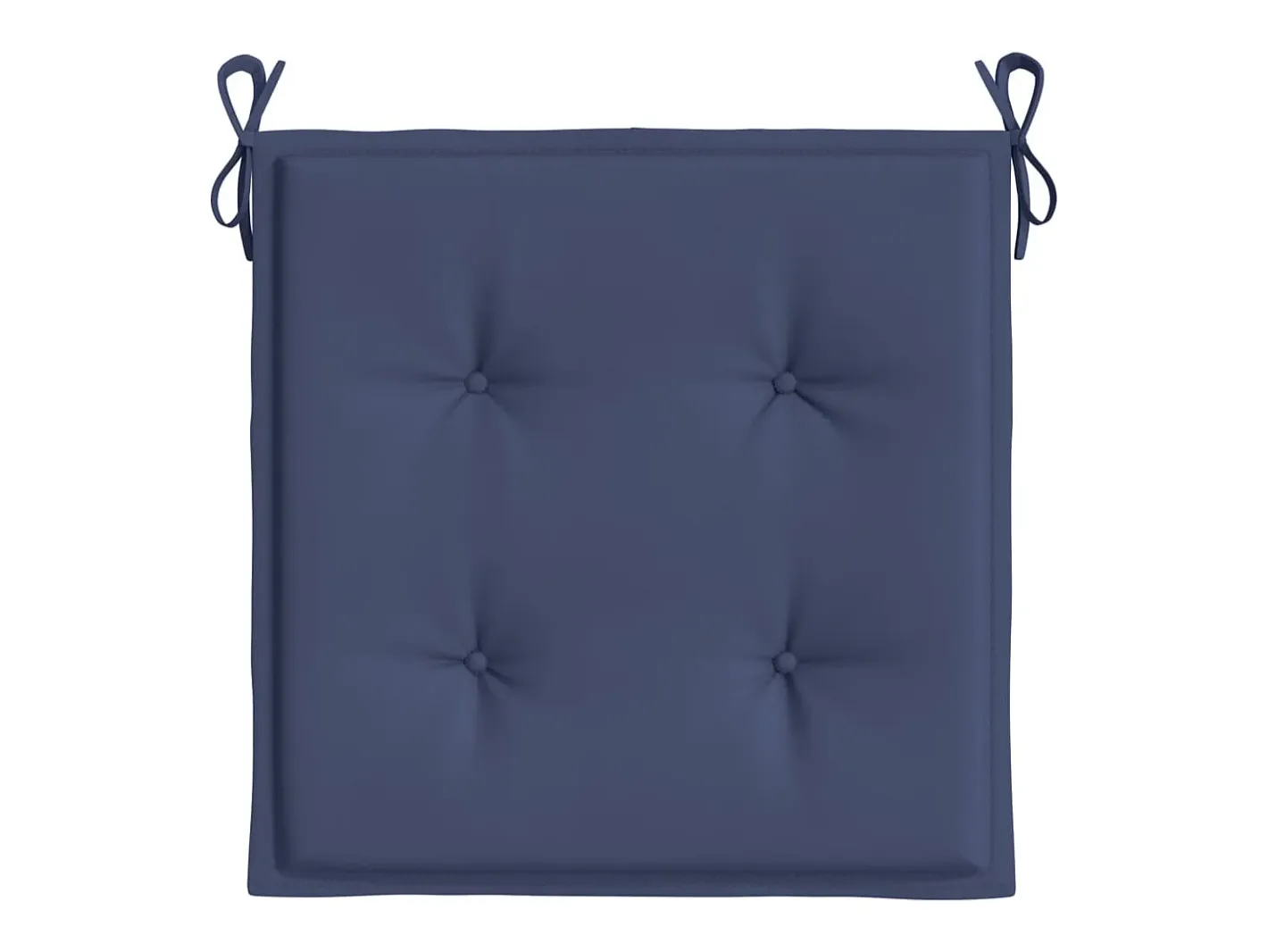 Clicnbuy Cojines para muebles palets 4 unidades tela marino 50x50x3 cm Azul
