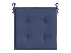 Clicnbuy Ropa De Casa-Cojines para muebles palets 2 unidades tela marino 40x40x3 cm Azul