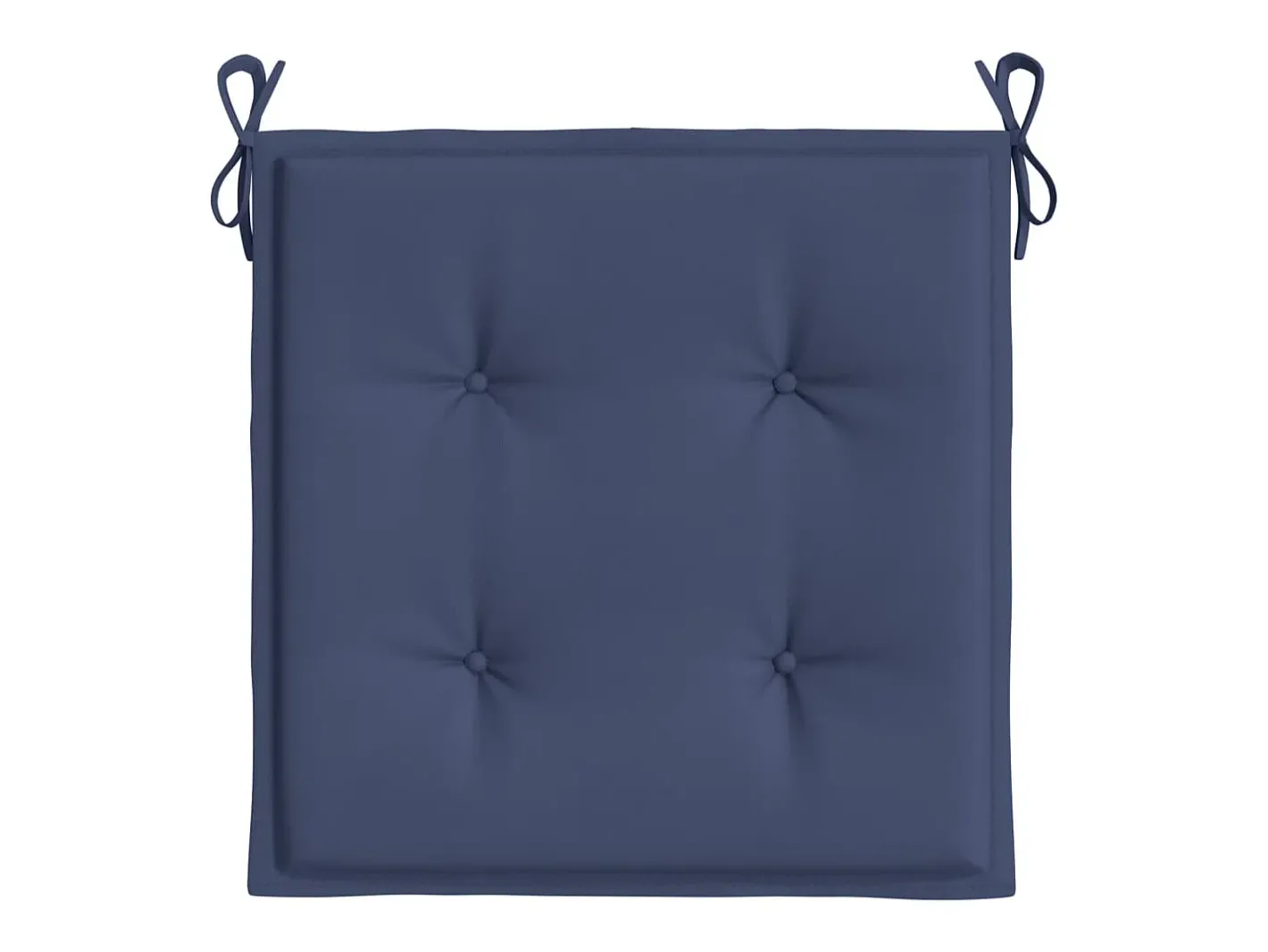Clicnbuy Ropa De Casa-Cojines para muebles palets 2 unidades tela marino 40x40x3 cm Azul