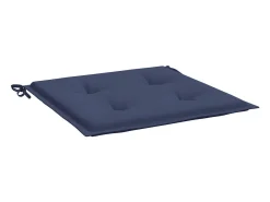 Clicnbuy Ropa De Casa-Cojines para muebles palets 6 unidades tela marino 50x50x3 cm Azul