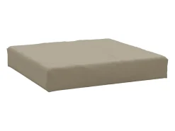 Clicnbuy Cojines para palets 2 unidades tela Oxford gris taupé Topo Best